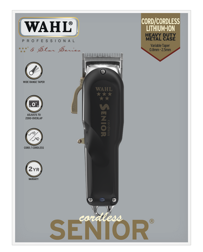 Wahl Combi Senior Cordless Tondeuse + Wahl Vanish Shaver Voordeelset