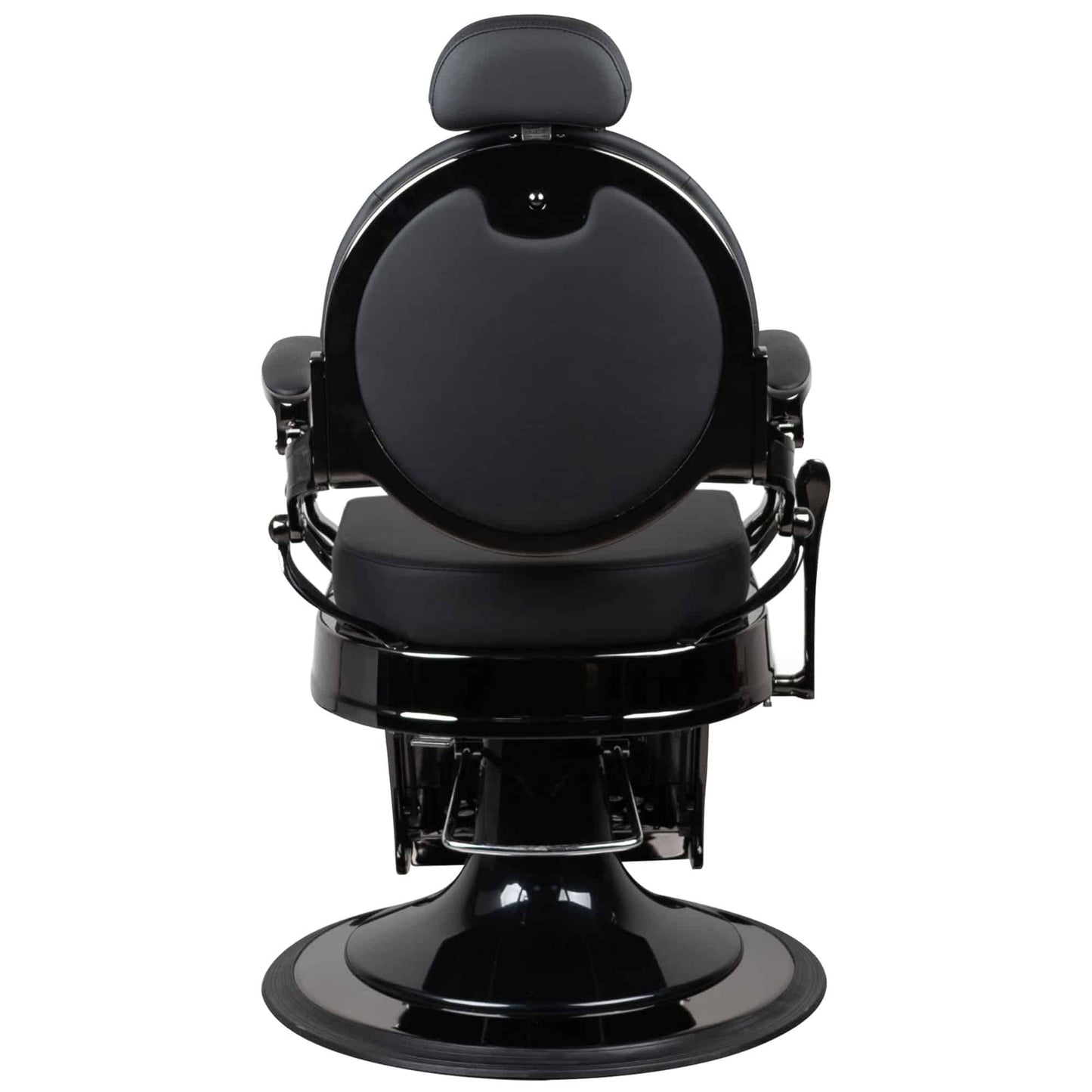 BLACK CHROME BARBERCHAIR