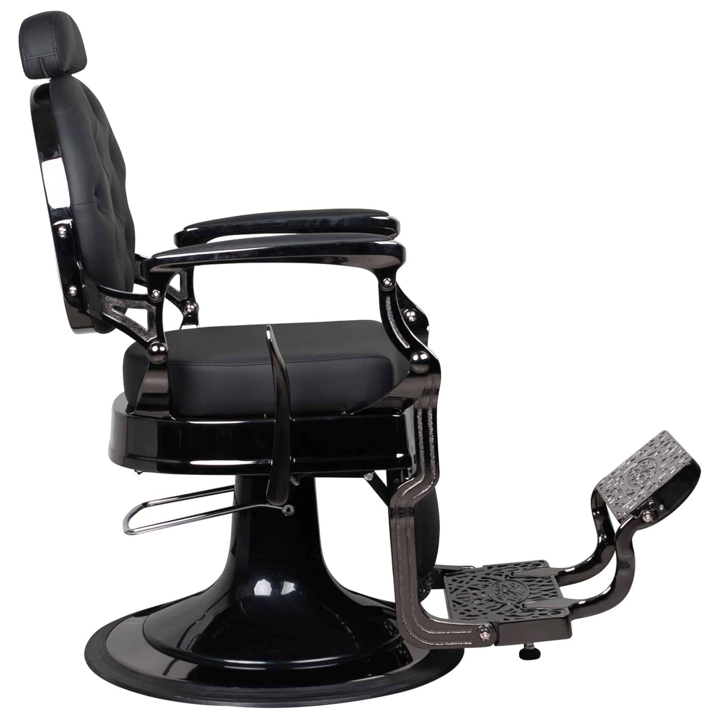 BLACK CHROME BARBERCHAIR