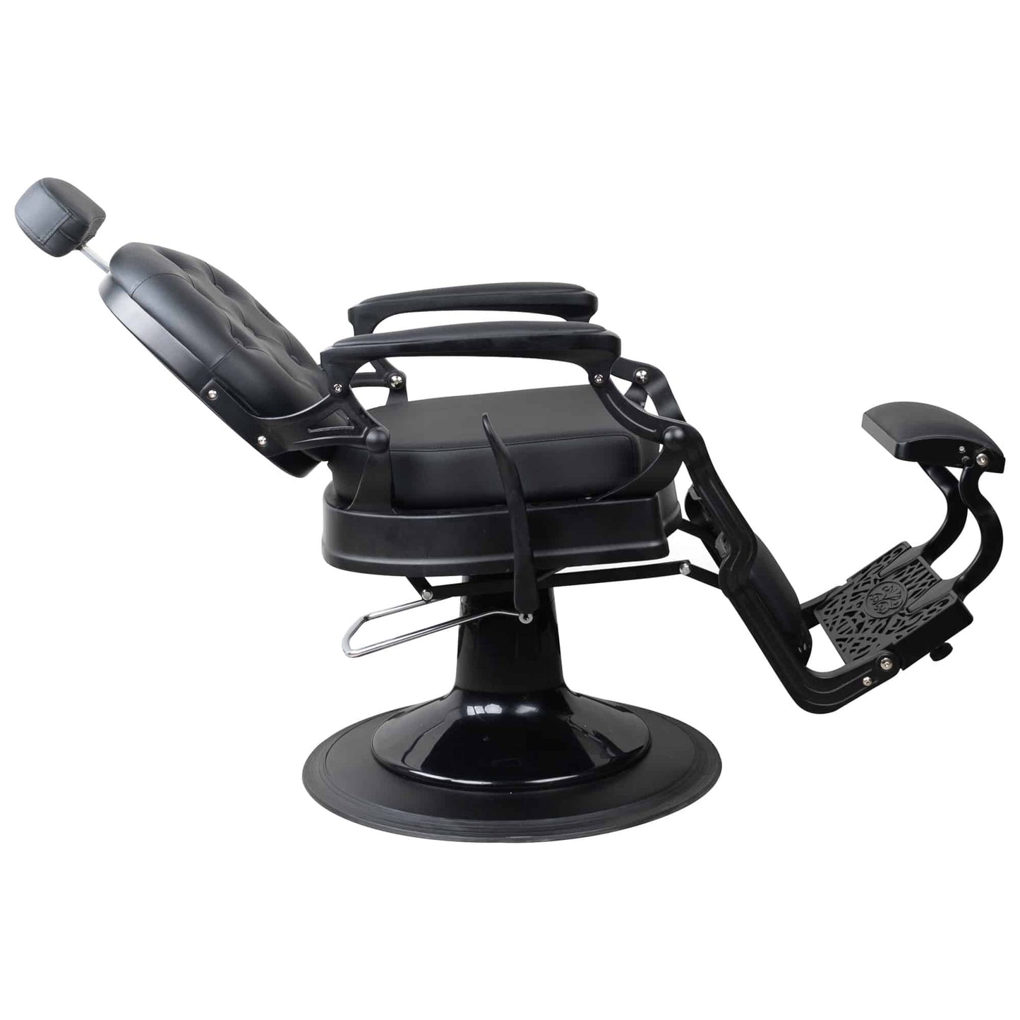 BLACK MATTE BARBERCHAIR