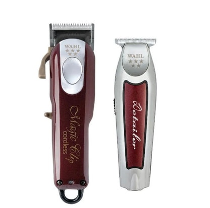 Wahl Combi Magic Clip Akku-Tondeuse + Wahl Detailer Li Akku-Trimmer 