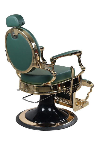 EXCLUSIVE BARBERCHAIR DARK GREEN