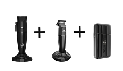 JRL Onyx Combo Trio Set Clipper + Trimmer + Shaver