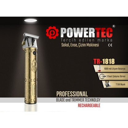 ماكينة قص الشعر اللاسلكية Powertec 1818